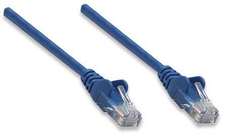 Intellinet prespojni mrežni kabel Cat.5e UTP PVC 3m plavi