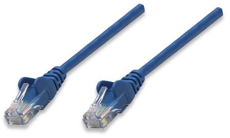 Intellinet prespojni mrežni kabel Cat.5e UTP PVC 5m plavi