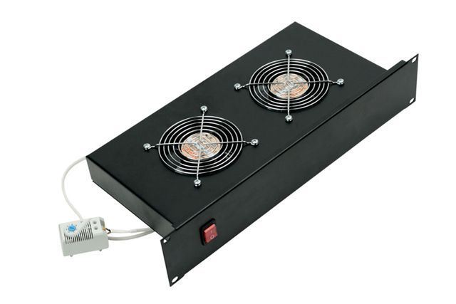 Triton vent. jedinica 19", 2U, 2 vent+termostat, RAB-CH-X01-A1