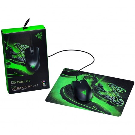 Razer Bundle Mis Abyssus Lite + Podloga Razer Goliathus Mobile Construct Edition