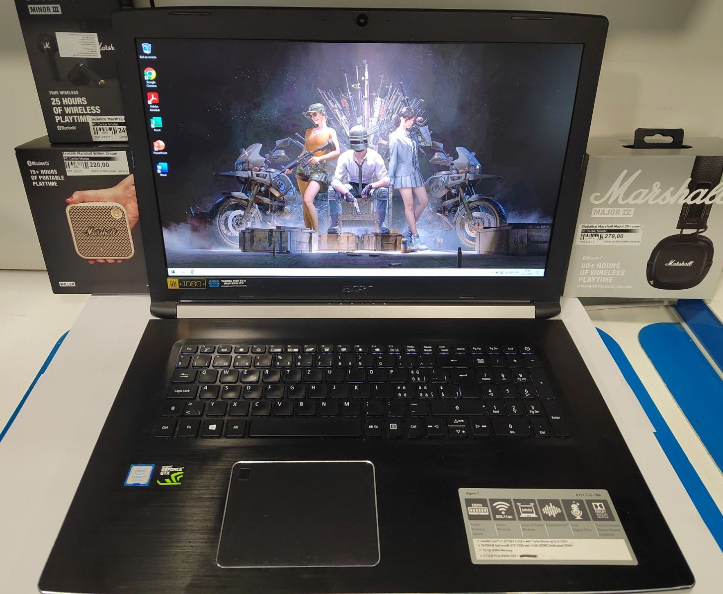 Acer Aspire 7 A717-72G-7818 GAMING!!!