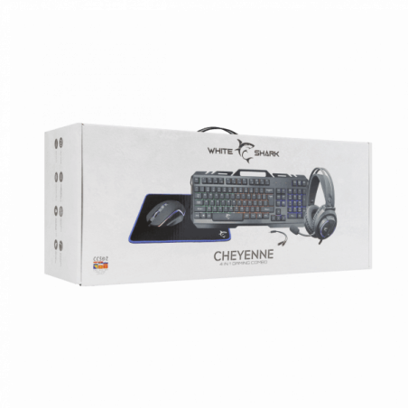 WHITE SHARK  GC-4103 CHEYENNE - 4IN1 gaming set