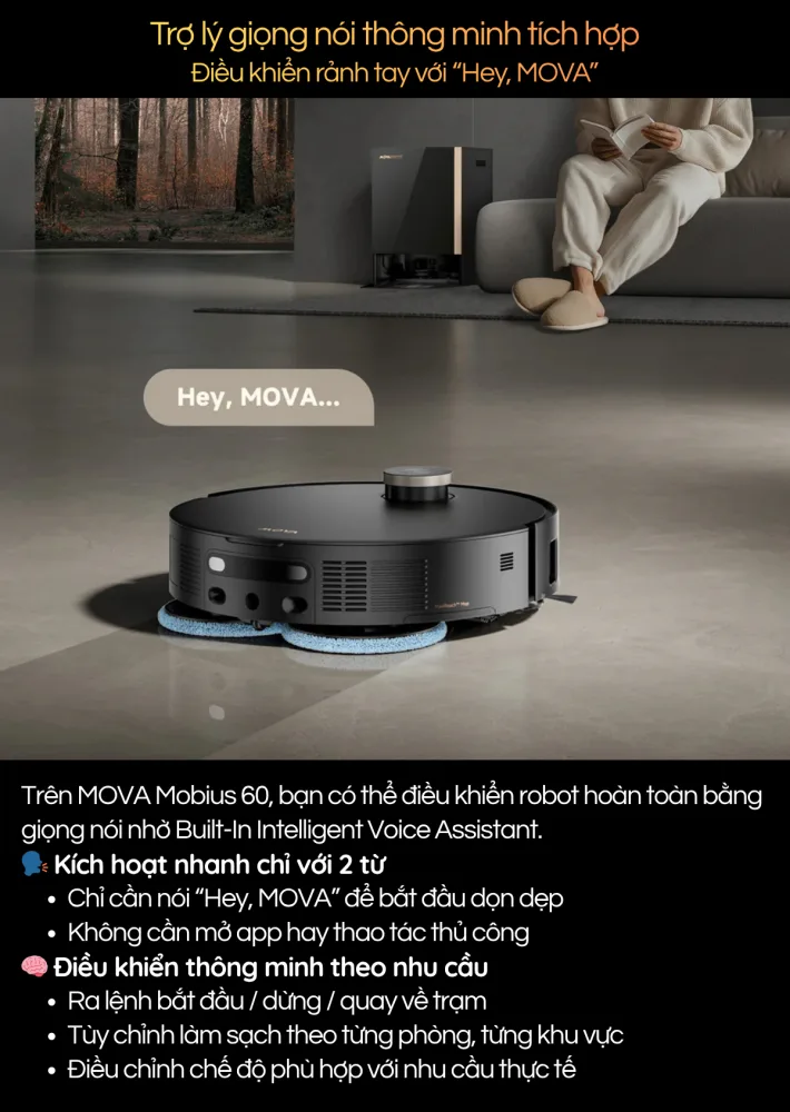 MOVA robot usisivač Mobius 60
