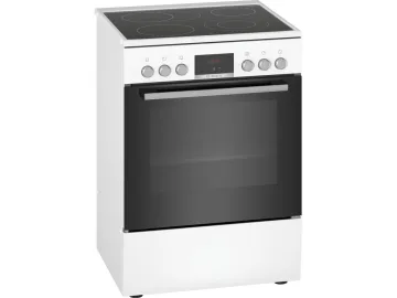 BOSCH električni štednjak Serie 4|, A, 66L, BIJELI EcoCleanDirect, Display