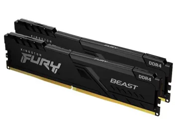Kingston 16GB 3600MHz DDR4 Fury Beast CL17, 2x8GB 288-Pin, DIMM