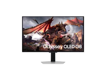 Samsung 32" Odyssey G8 6K/3K165/330Hz,Fast IPS, 1ms, 400cd2xHDMI, DP, USB 3.2, HAS, Tilt, Pivot