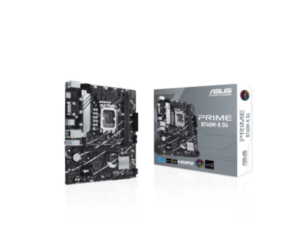 ASUS MB PRIME B760M-K D4Intel B760;2xDDR4VGA,HDMI;RAID;micro ATX