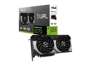 ASUS VGA DUAL-RTX5070-O12G 12GB GDDR7 , 192-bit, 3x DP, 1x HDMI