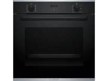 BOSCH pećnica  Serie 4| CRNA A, EcoClean,71L,7 programaTeleskopska vodilica,3D vrući zrak
