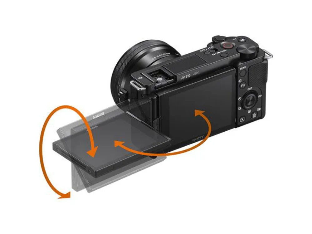 Sony Vlog-Camera ZV-E10 BODY+ objektiv E PZ 16-50 mm F3.5-5.6 OSS II