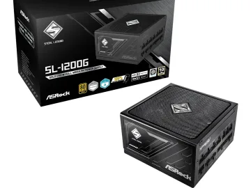 ASROCK PSU 1200W Gold SLFully Modular, 80PLUS135mm fan, ATX 3.1, PCIe 5.1