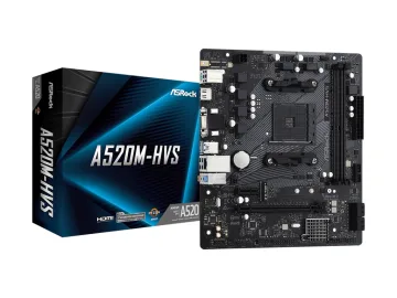 ASROCK MB A520M-HVSAMD A520;AM4;2xDDR4;M.2RAID;VGA,HDMI;micro ATX