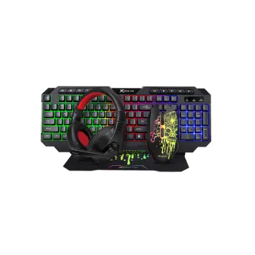 Slušalice + tipkovnica + miš + podloga X-trike me CMX-415 gaming