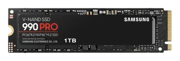 Samsung SSD 990 PRO 1TB NVMePCIe Gen 4.0 x4,7450MB/s read,6900MB/s write