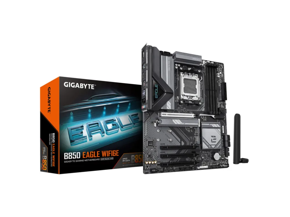 Gigabyte MB B850 Eagle WIFI6EAM5; 4xDDR5; 3xM.2; 4xSATA8xUSB; HDMI, DP; USB Type-C, ATX;
