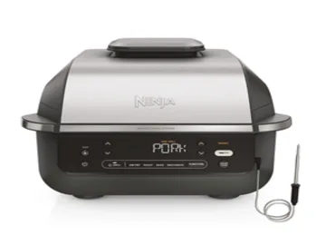 Ninja 5u1 rostilj i friteza5 funkcija,5.7L kapacitet,pametni sistem,crno-srebrena boja