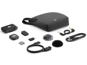 DJI Mic 3 (1 TX + 1 RX)Mikrofon,prenos do 250m,5.5h snimanja,48kHz 24 zvuk, 1x transmiter