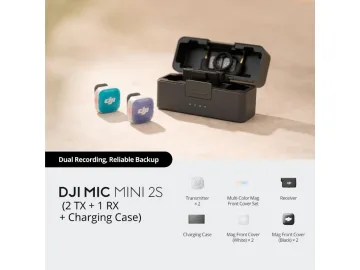 DJI Mic Mini 2S (2 TX + 1 RX + Charging Case)