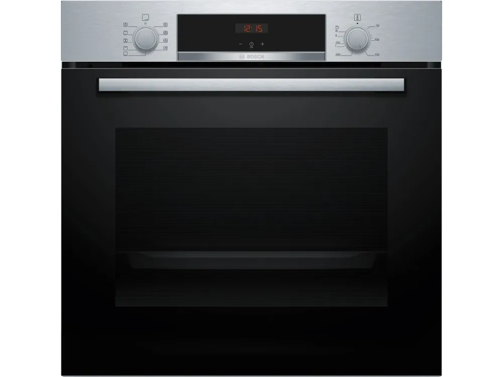 BOSCH pećnica  Serie 4| INOX, A, EcoClean, 71L,Teleskopska vodilica, 7 programa,old:HBA513BS1
