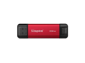 Kingston Dual Portable SSD 512 512GB, UBS Type-A, Type-C USB 3.2 Gen 2, R/W: 1050 MB/s, 950 MB/s