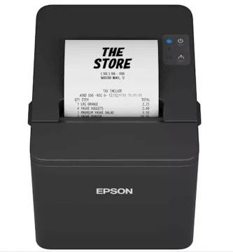 POS printer EPSON TM-T20IV,102, USB+SRL,ETH,PS,BLK