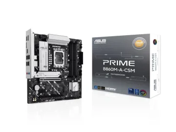 ASUS MB Prime B860M-A-CSM LGA 1851, 4x DDR5, 2xDP,2xM.2 1x HDMI, 1x Type-C, 8x USB, mATX