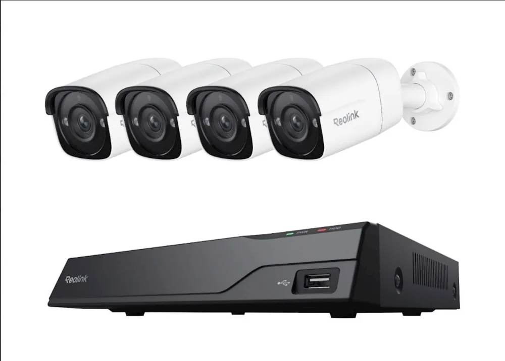 Reolink NVR snimač NVS8-5MB4 5MP, 8 kanalni NVR s 2TB HDD, 4x Kamera POE