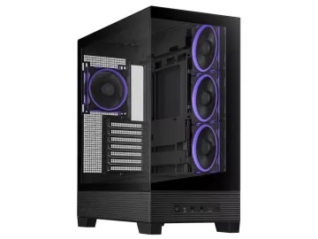 ASUS CASE A31 PLUS TG ARGB BLKMid-tower, ATX, 7 Expansion4x ARGB 120mm fans
