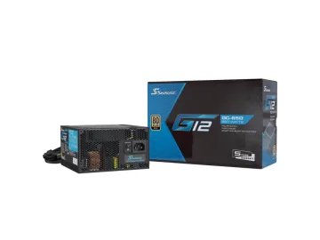 Seasonic G12 GC80 850W Gold PC ATX 80 PLUS Gold Active 12 cm, Black