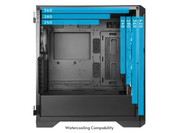 Chieftec Apex Lumo case4x140mm ARGB PWM fans, mesh400mm GPU, 175mm Cooler, 420mm Radiator