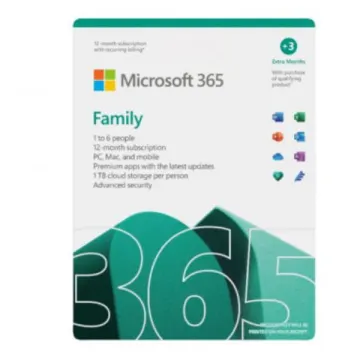 Microsoft M365 Family Retail ENG Sub 1Y, EP2-32329
