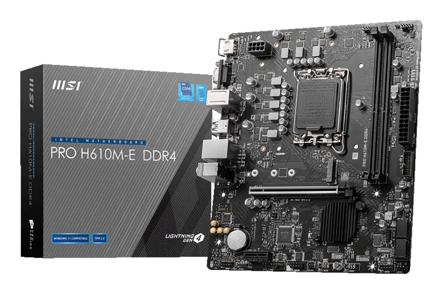 MSI PRO H610M-E DDR4  LGA 1700