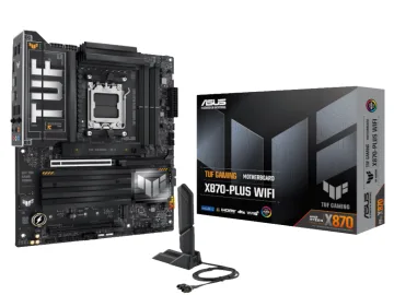 ASUS MB TUF GAMING X870-PLUS WWIFI, X870, AM5; 4xDDR54x M.2; 2x SATA,HDMI,10x USB, RAID,ATX