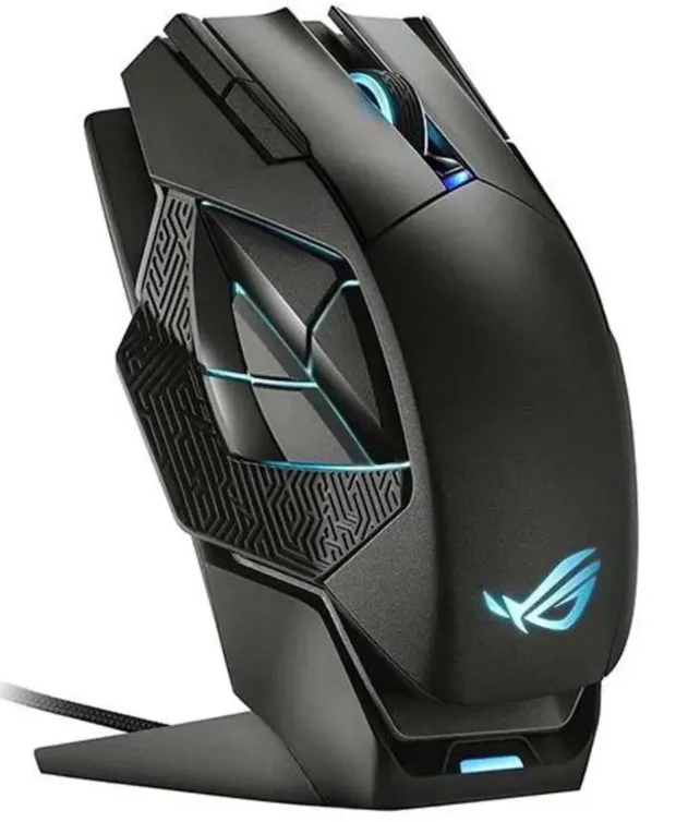 ASUS ROG SPATHA X gaming miš,12 programabilnih tipki, 6 ROGmikro prekidača, 19000 dpi, wireless